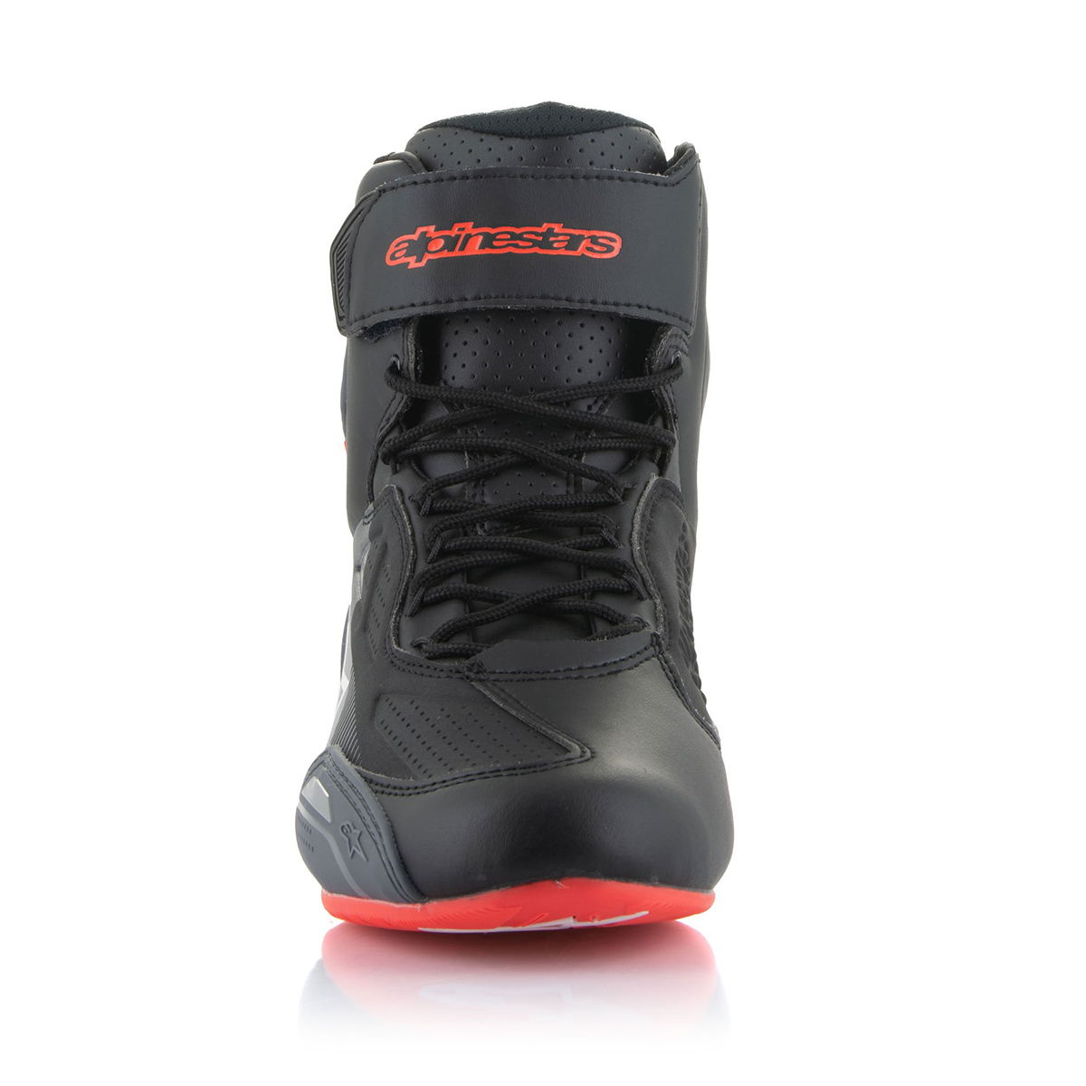 Alpinestars Faster-3 Shoes Black/Grey Red/Fluo