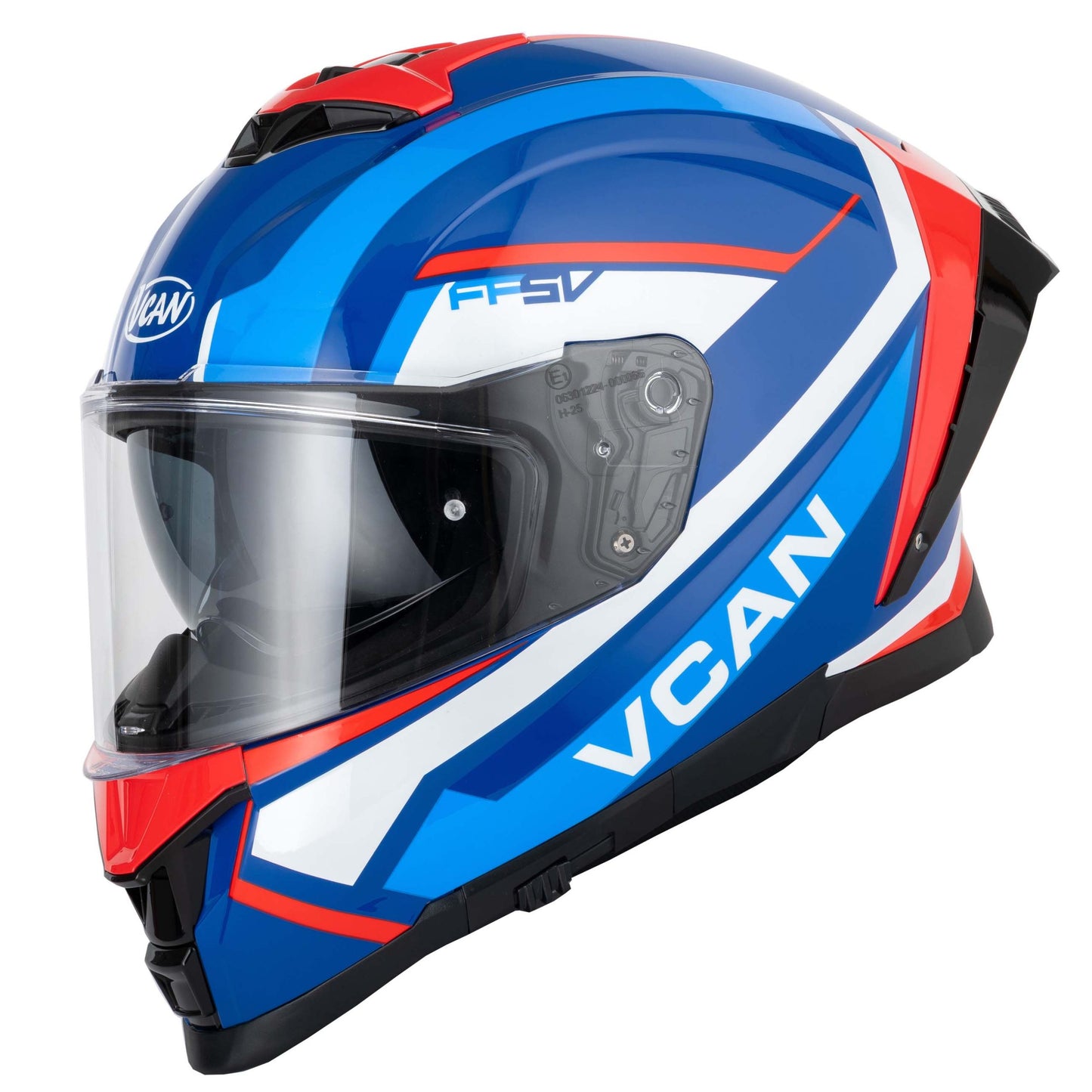 Vcan Vcan H162 Z-Force Blue/Red/White - Front View