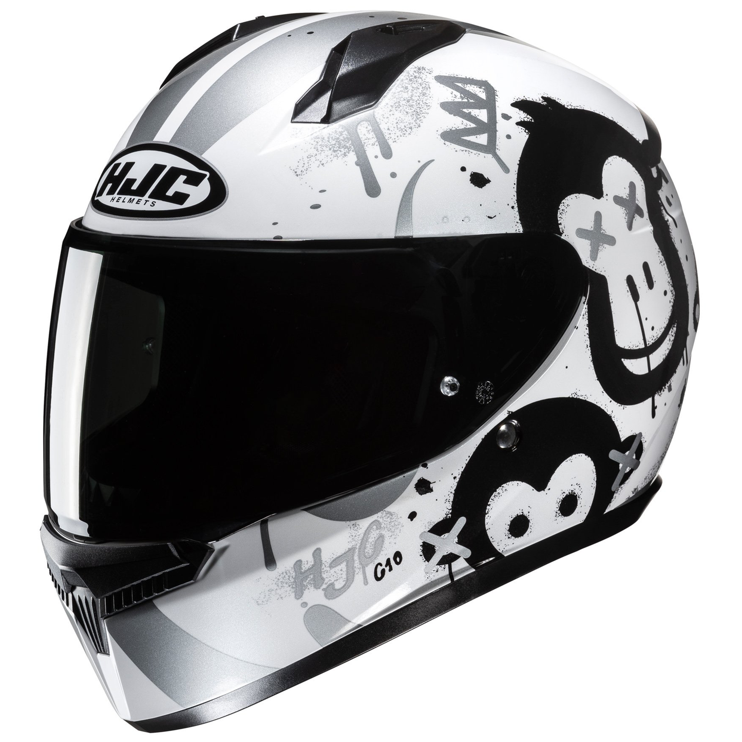 HJC HJC C10 - Geti MC10 White - Front View