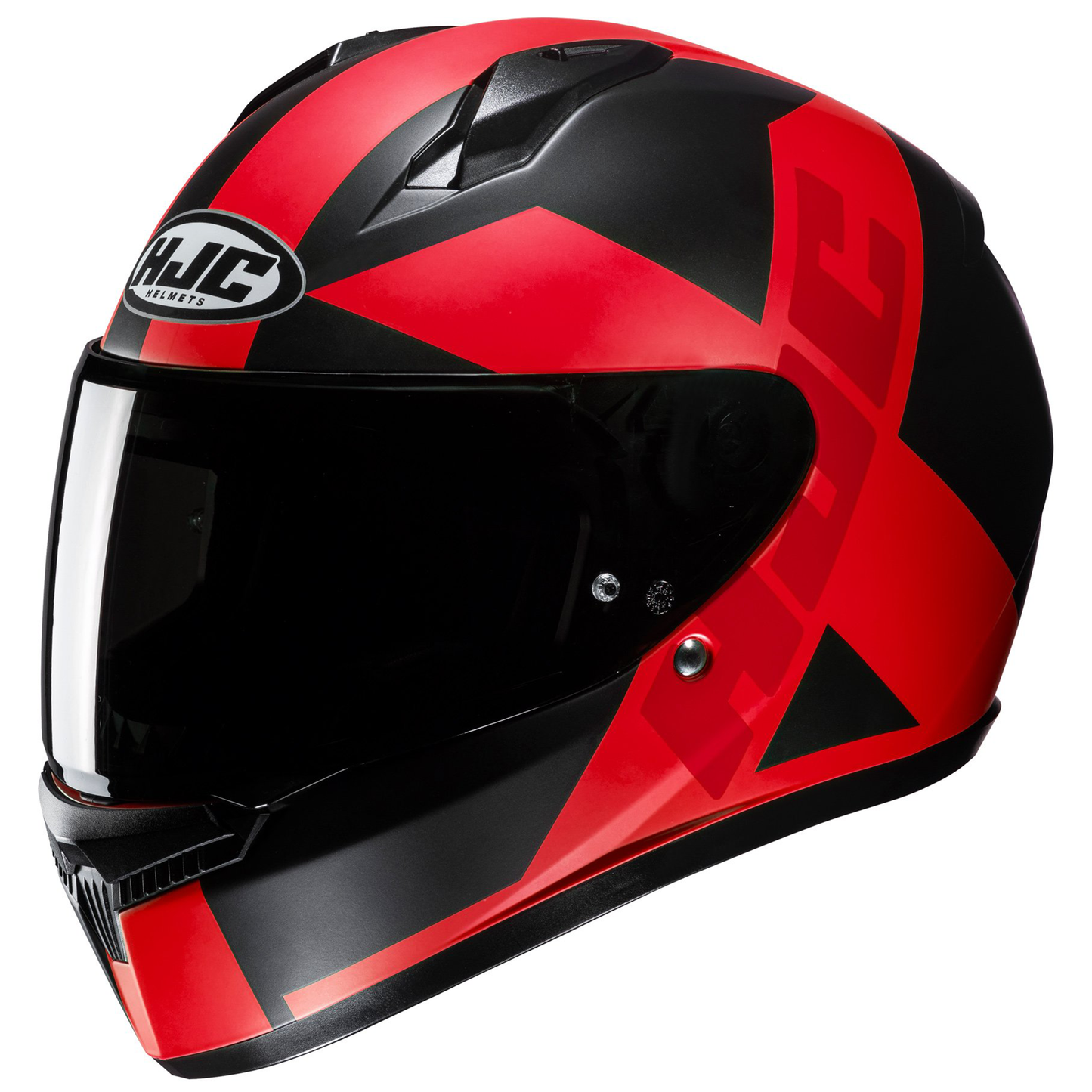 HJC HJC C10 - Tez MC1SF Red - Front View
