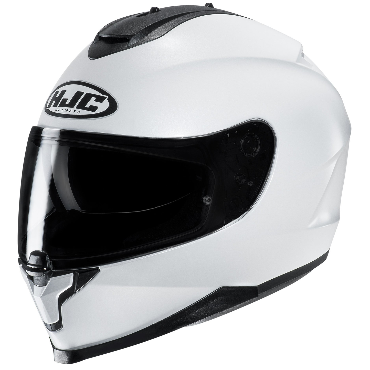 HJC HJC C70N - Pearl White - Front View