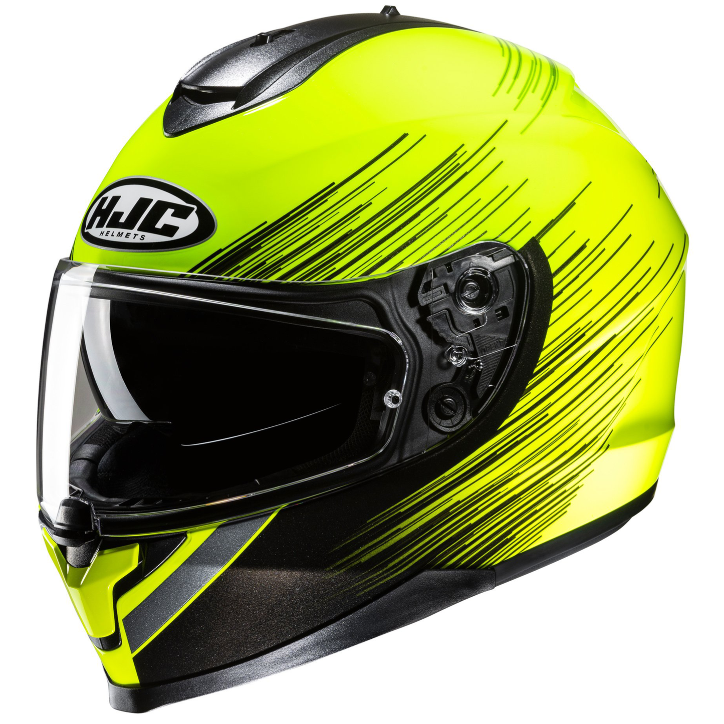 HJC HJC C70N - Sway MC3H Yellow - Front View