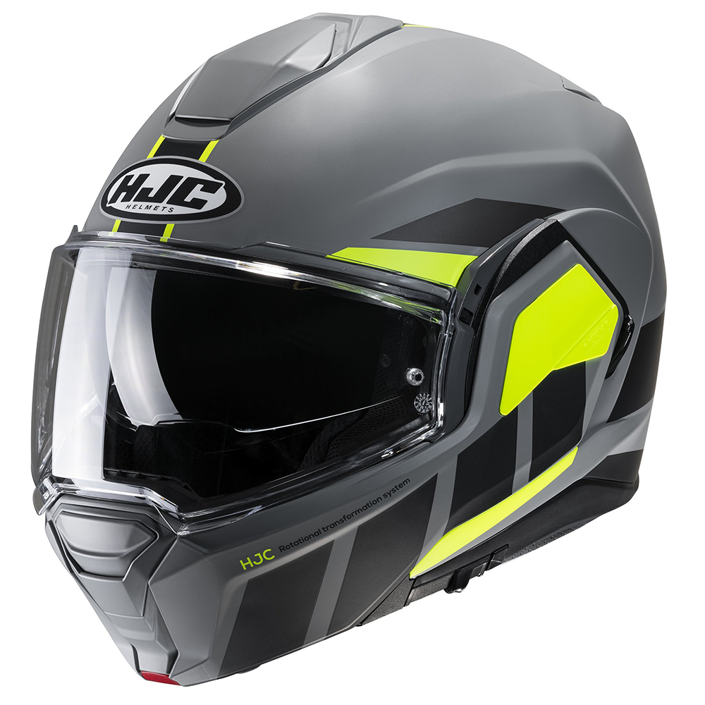 HJC HJC I100 - Beis MC3HSF Yellow - Front View