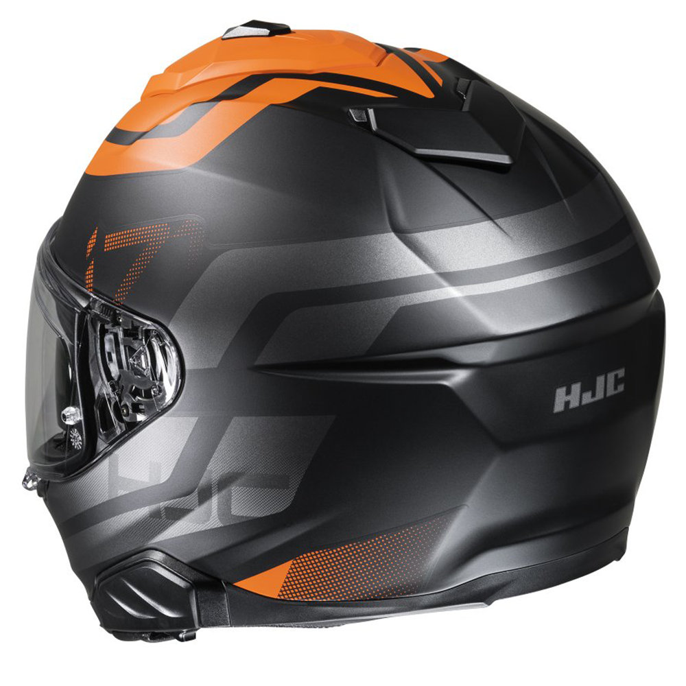 HJC HJC I71 - Enta MC7SF Orange - Rear View