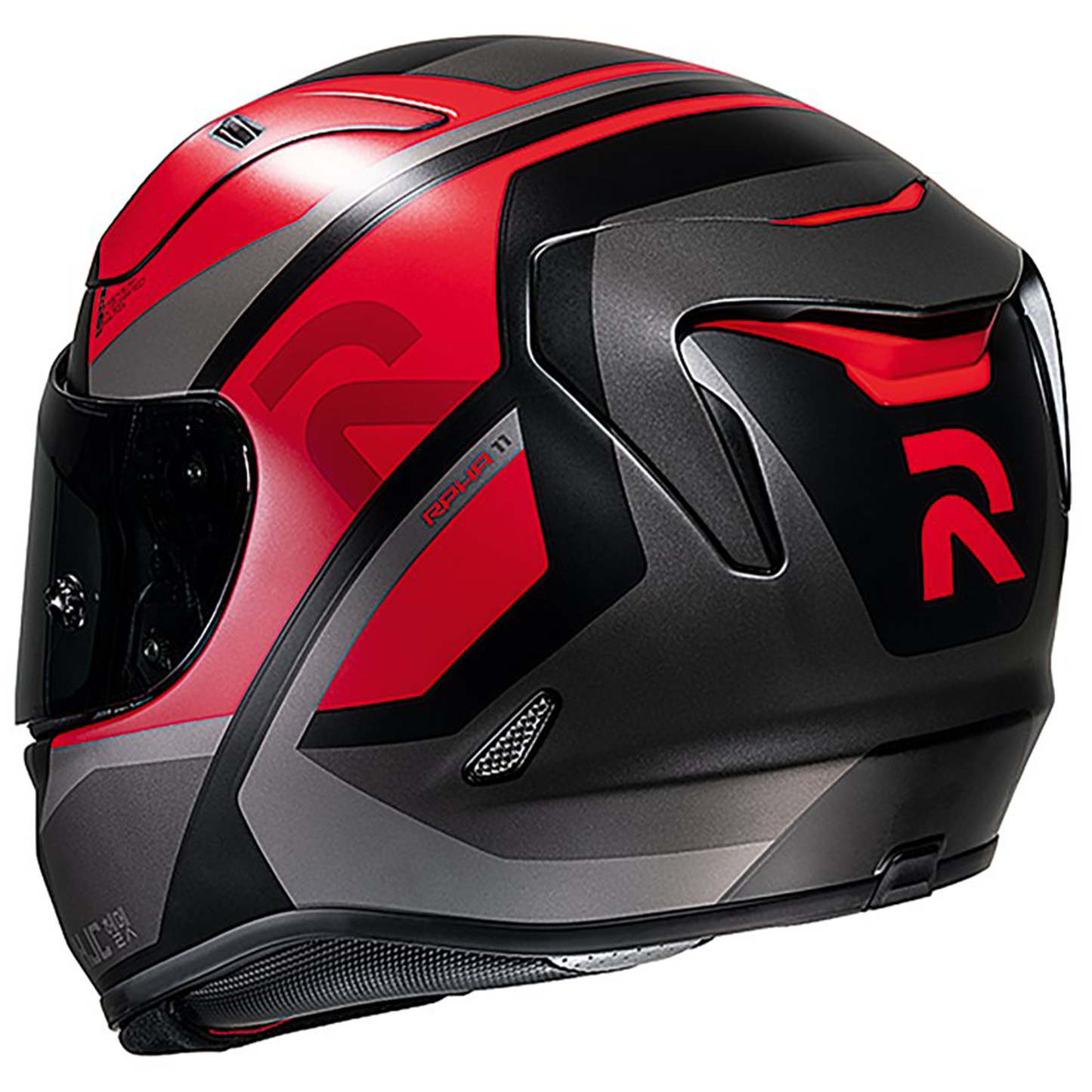 HJC HJC RPHA 11 - Seeze Red - Includes Light Smoke Visor - Detail View