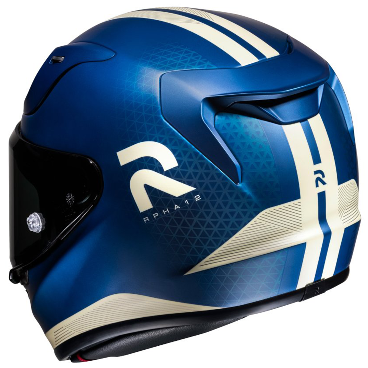 HJC HJC RPHA 12 - Enoth Blue - Includes Free Light Smoke Visor - Detail View