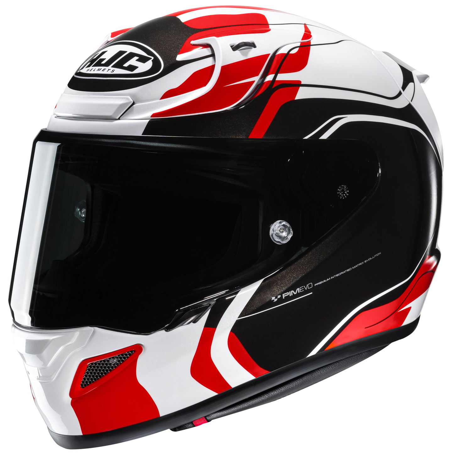 HJC HJC RPHA 12 - Lawin Red - Includes Free Light Smoke Visor - Side View