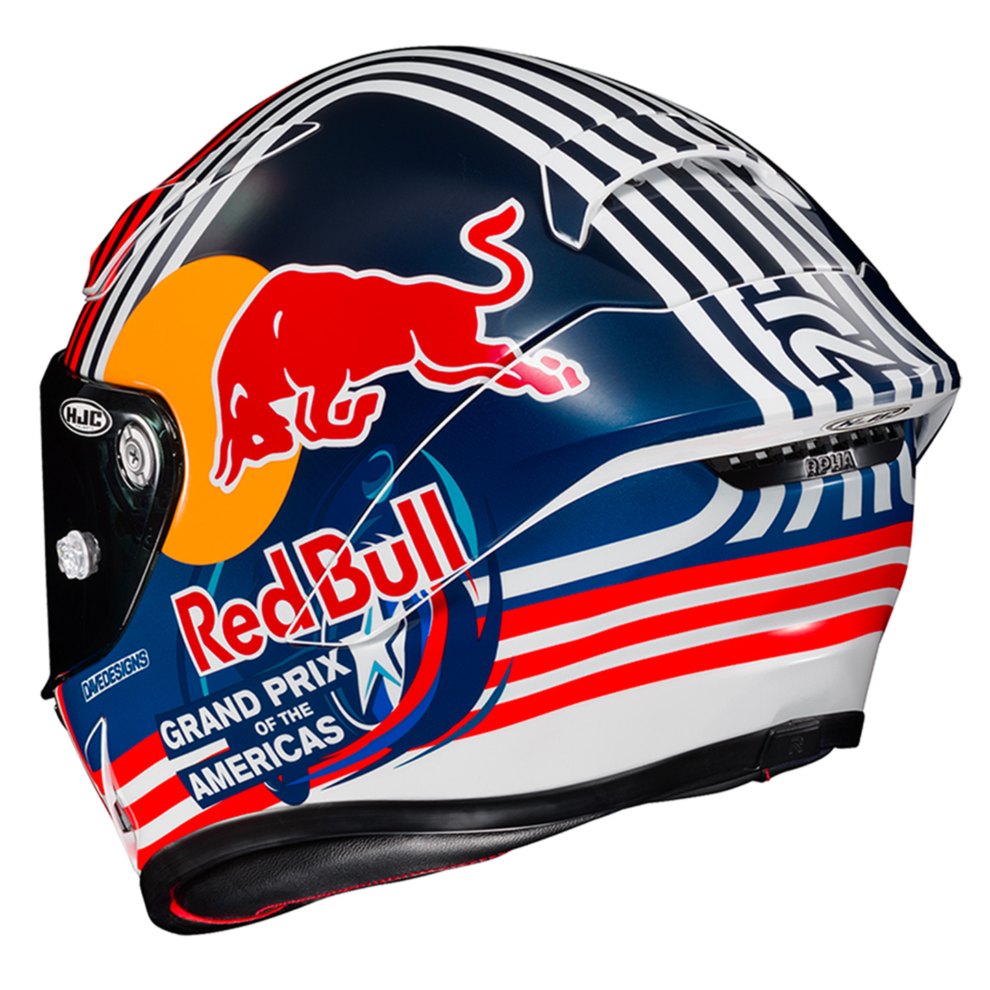 HJC HJC RPHA 1 - Red Bull Austin - Includes Dark Visor - Interior View