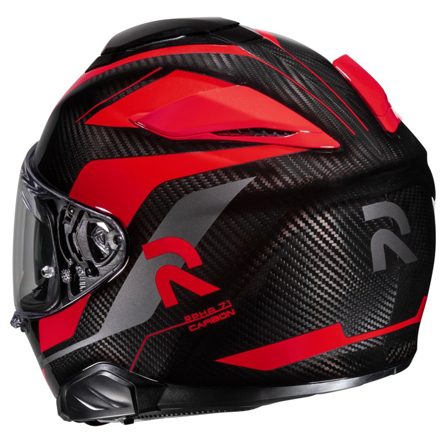 HJC HJC RPHA 71 Carbon - Hamil Red - Rear View