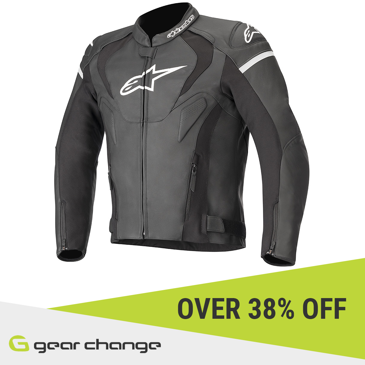 alpinestars JAWS LEATHER JACKET 黒 EU 48 9.95 Alpinestars Mens alpinestars JAWS LEATHER JACKET 黒 EU 48 9.95 Alpinestars Mens