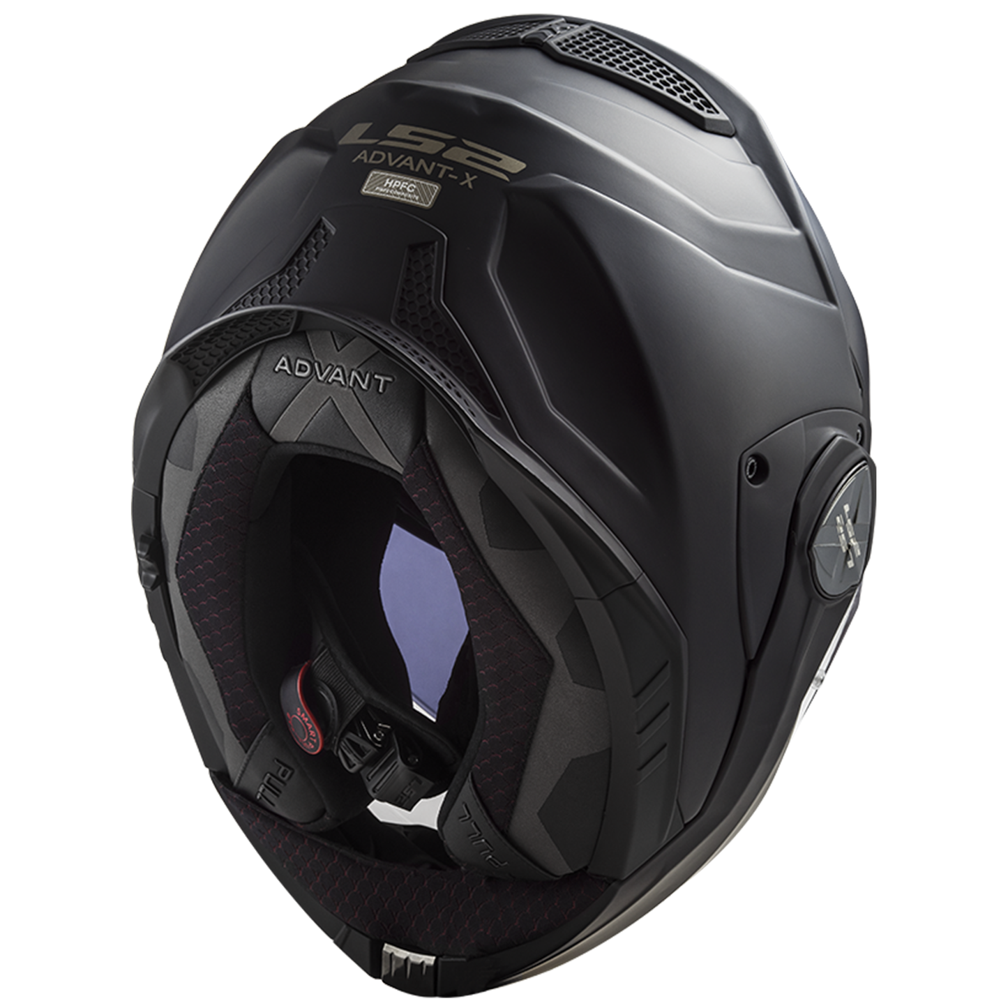 LS2 FF901 ADVANT X  MATT BLACK with Cardo intercom Pre-installed (LS2-4X-UCS) FREE Dark Visor