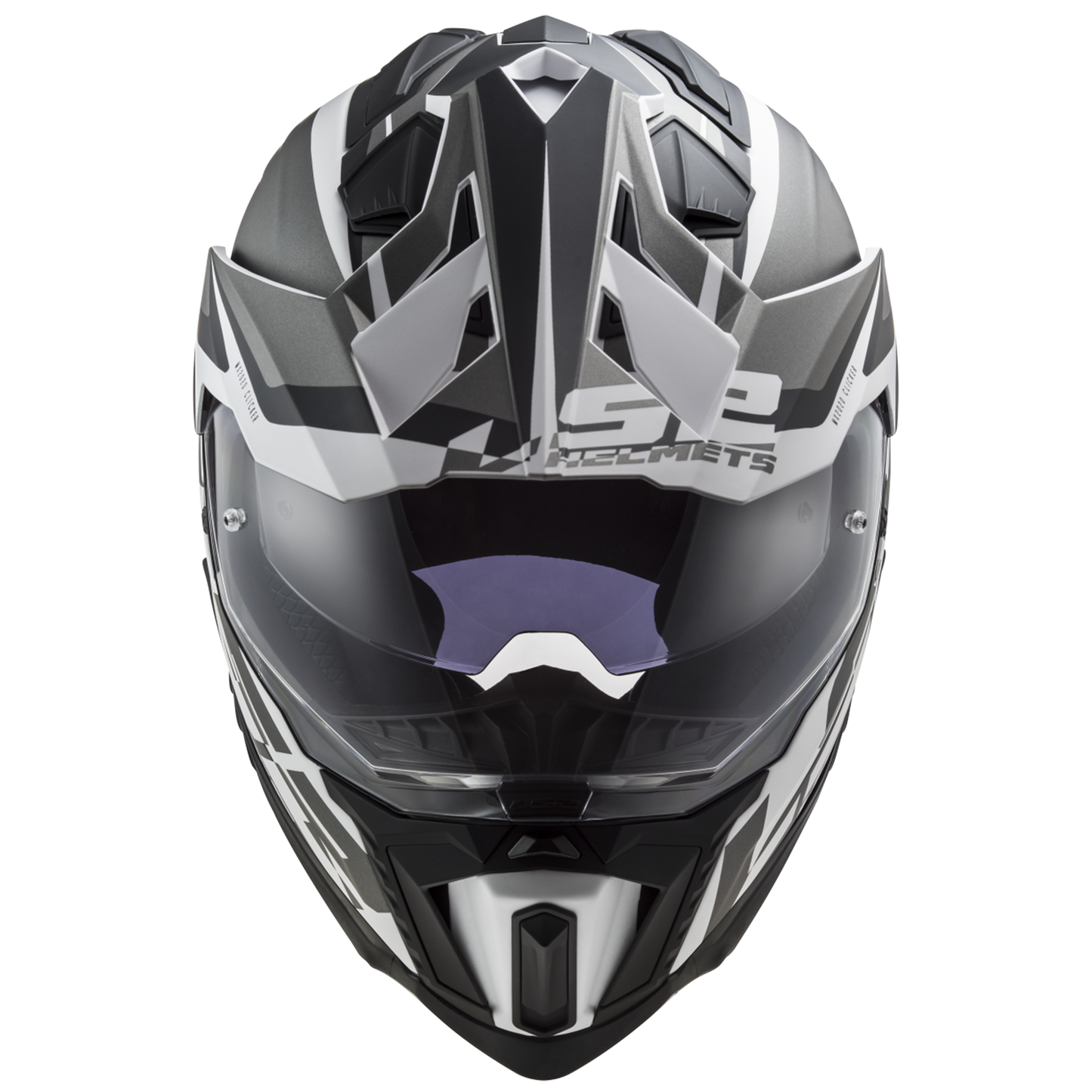 LS2 LS2 MX701 Explorer - Alter Matt Black White - View 6