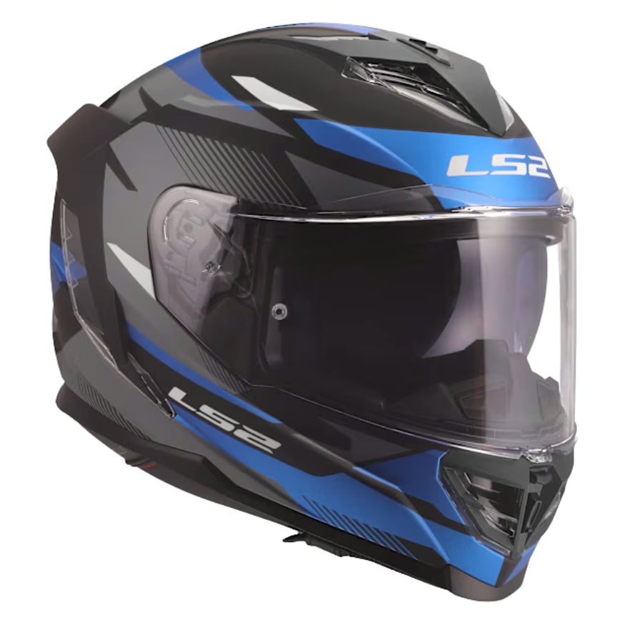 LS2 LS2 FF818 STORM III KOMAI BLACK BLUE - Side View