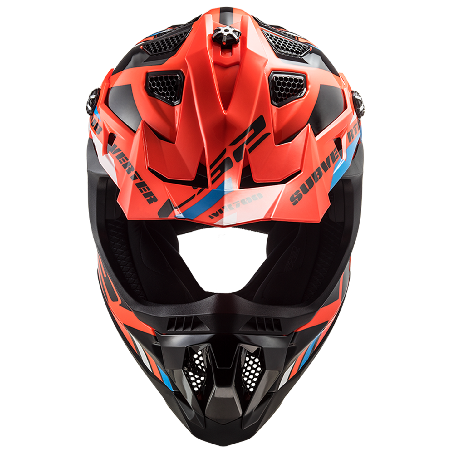 LS2 LS2 MX700 Subverter Evo 2 - Stomp Fluo Orange Black - View 6