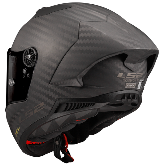 LS2 FF805 Thunder Carbon GP Pro FIM - Matt Black (Includes Additional Dark Visor)