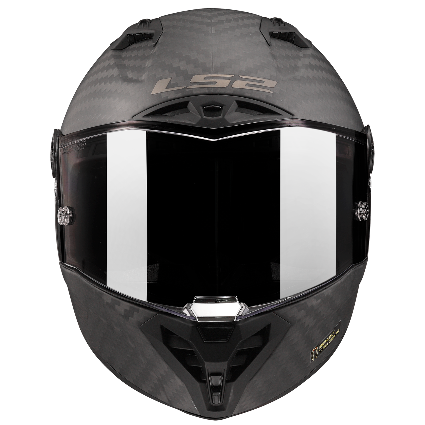 LS2 FF805 Thunder Carbon GP Pro FIM - Matt Black (Includes Additional Dark Visor)