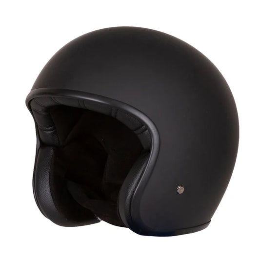 Merlin BlackBird Jet Naked Matt Black Helmet