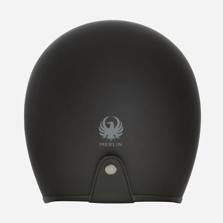 Merlin BlackBird Jet Naked Matt Black Helmet