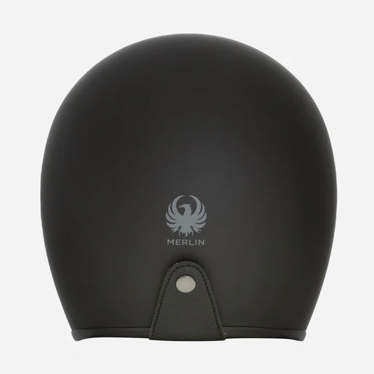 Merlin BlackBird Jet Naked Matt Black Helmet