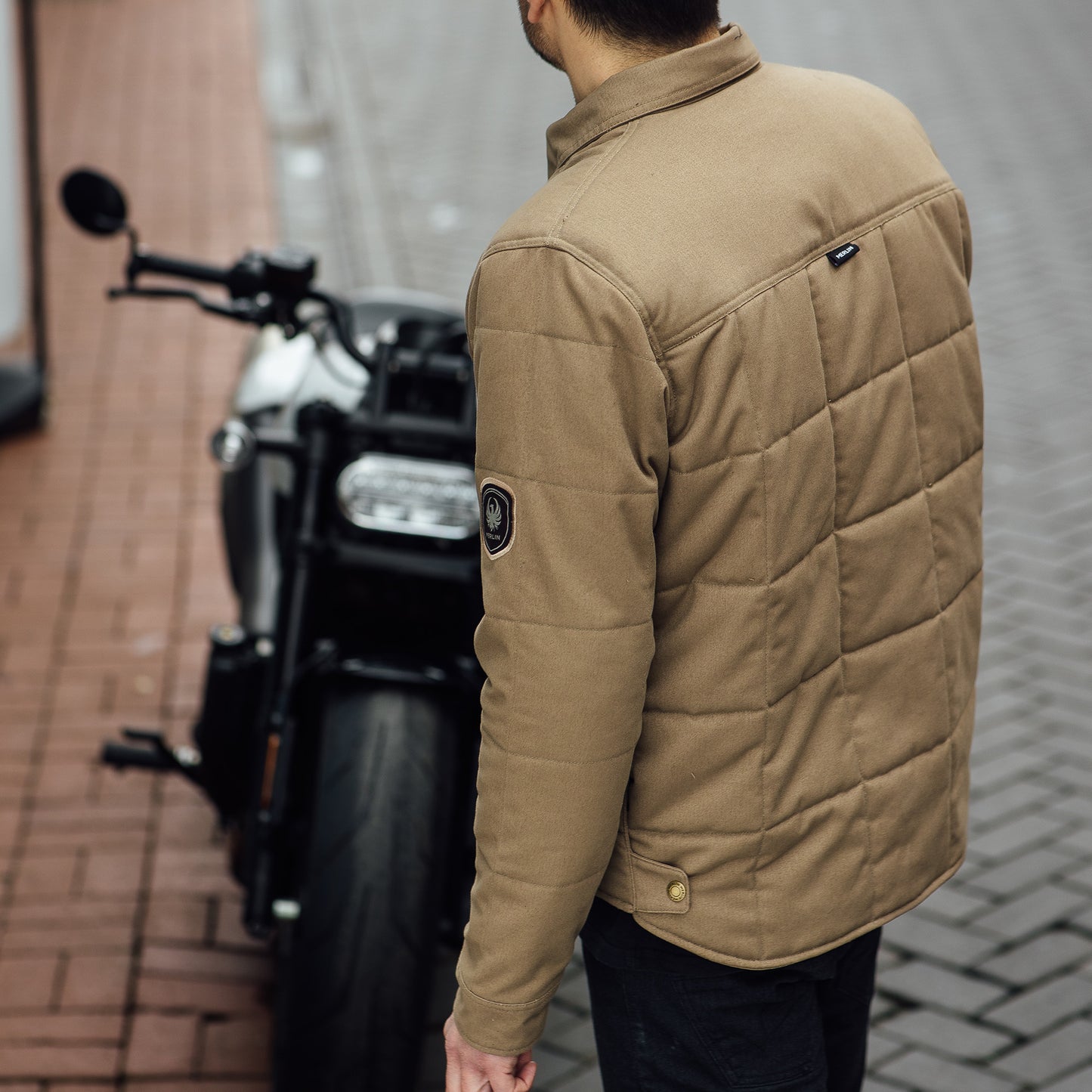 Merlin Merlin Codsall Baffle Riding Jacket - Tan - View 6