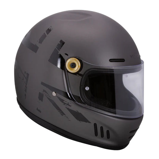 Merlin Revival Vintage Union Grey Helmet