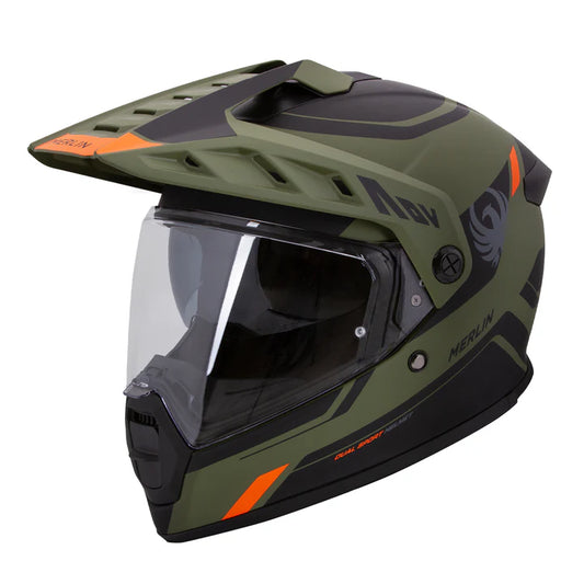 Merlin Torres Block Matt Green Adventure Helmet