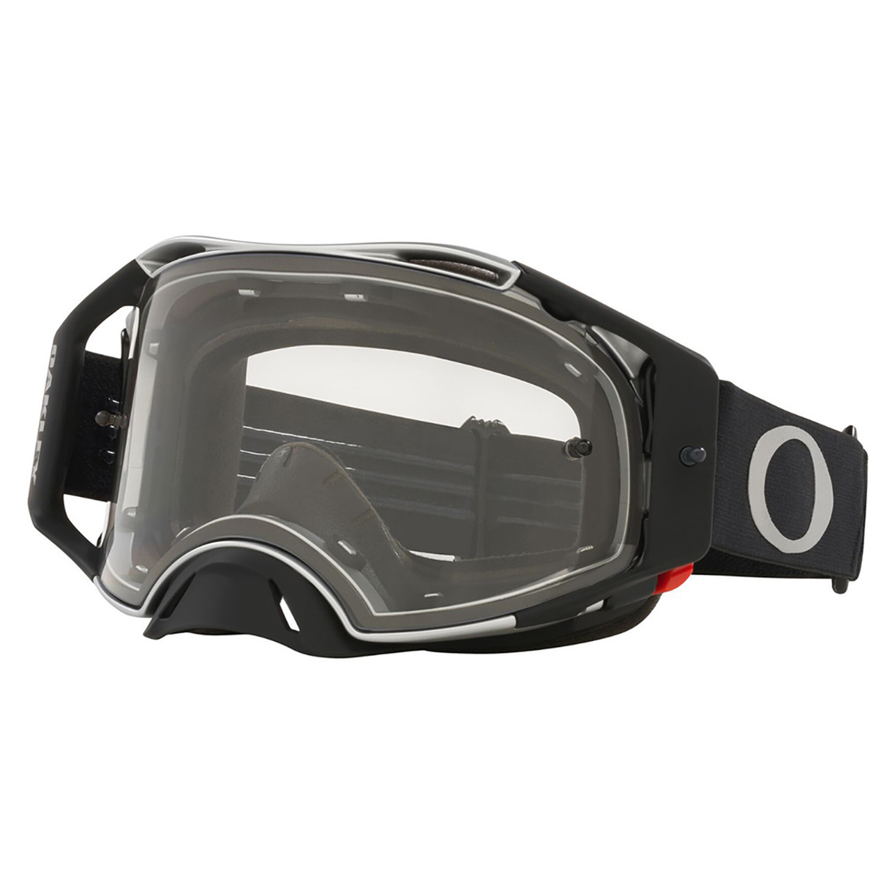 Oakley Airbrake MX Goggles (Tuff Blocks Gunmetal) Clear Lens