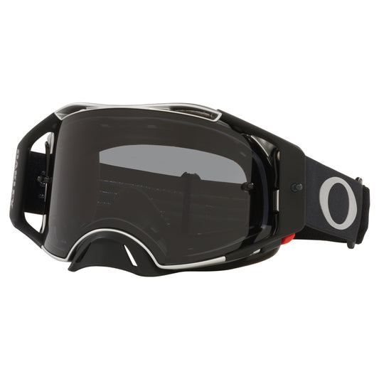 Oakley Airbrake MX Goggle (Tuff Blocks Black/Gunmetal) Dark Grey Lens