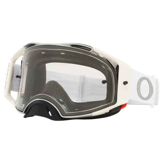 Oakley Airbrake MX Goggles (Tuff Blocks White) Clear Lens