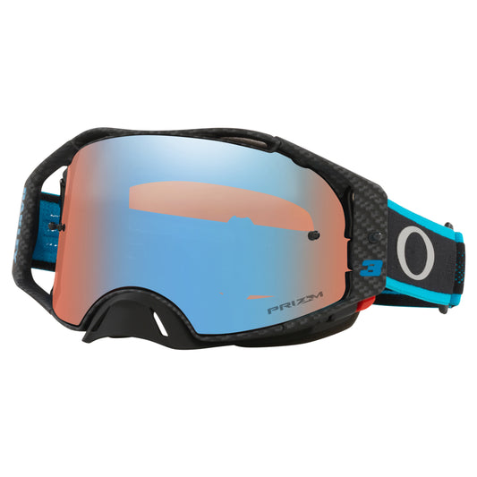 Oakley Airbrake Eli Tomac MX Goggle (Carbon/Blue/Black) Prizm Sapphire Lens