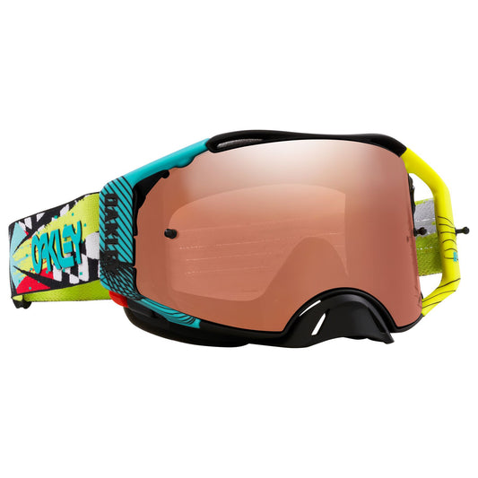 Oakley Airbrake Jeffrey Herlings Signature MX Goggle (Black/Teal/Yellow) Prizm MX Black Lens