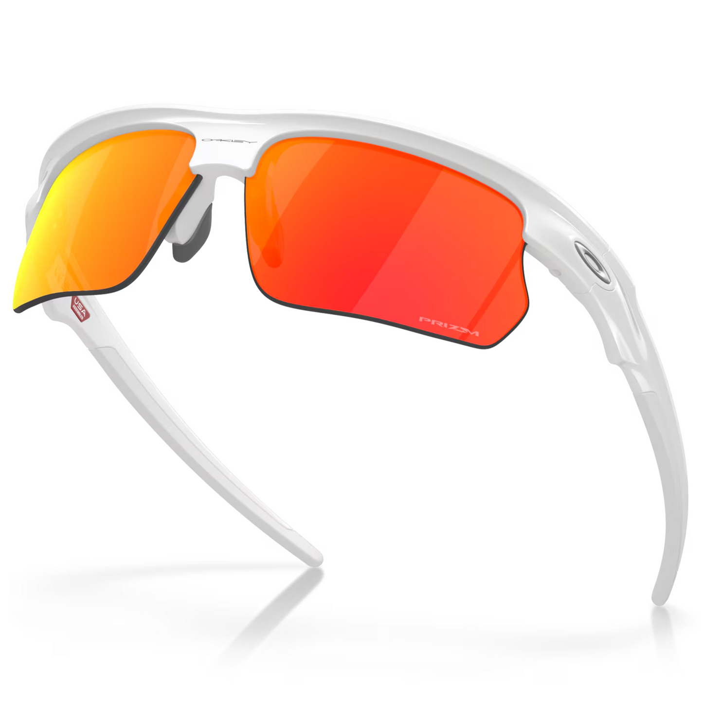 Oakley BiSphaera Sunglasses (Polished White) Prizm Ruby Lens
