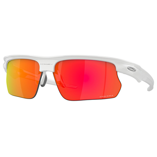 Oakley BiSphaera Sunglasses (Polished White) Prizm Ruby Lens