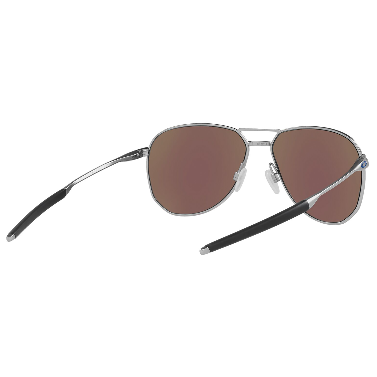 Oakley Contrail Sunglasses (Satin Chrome) Prizm Sapphire Lens