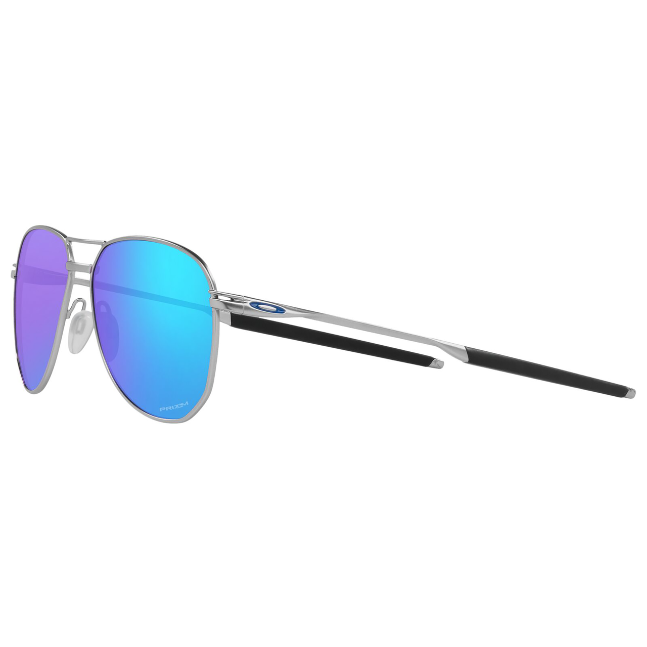 Oakley Contrail Sunglasses (Satin Chrome) Prizm Sapphire Lens