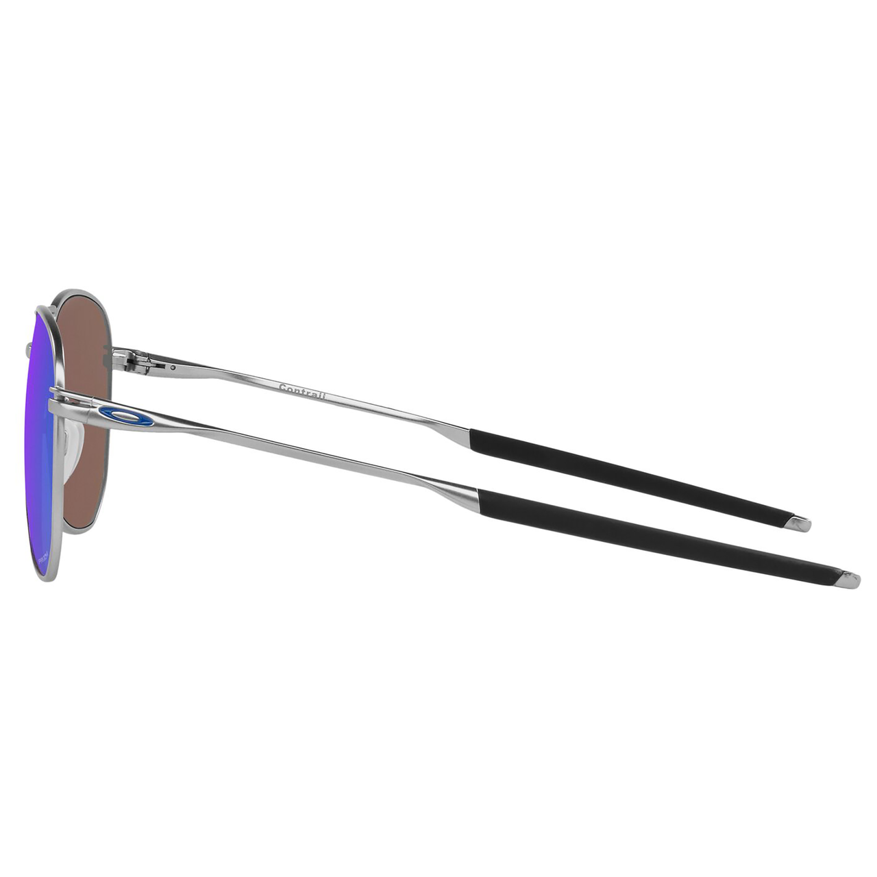 Oakley Contrail Sunglasses (Satin Chrome) Prizm Sapphire Lens