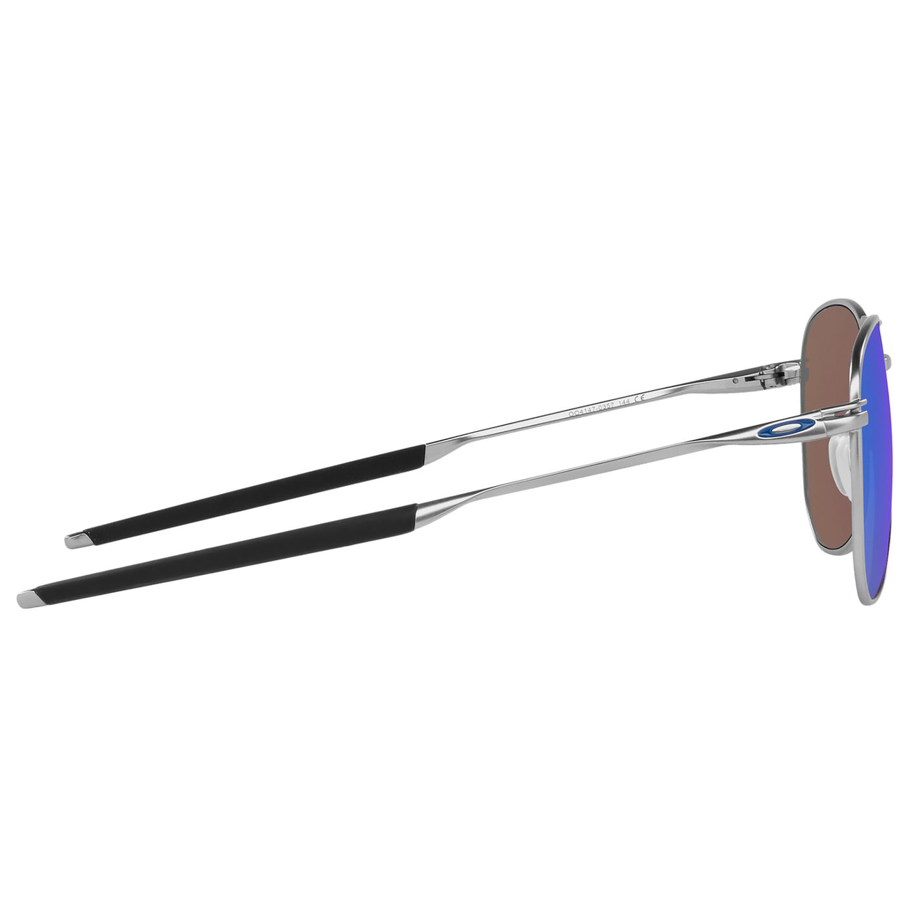 Oakley Contrail Sunglasses (Satin Chrome) Prizm Sapphire Lens