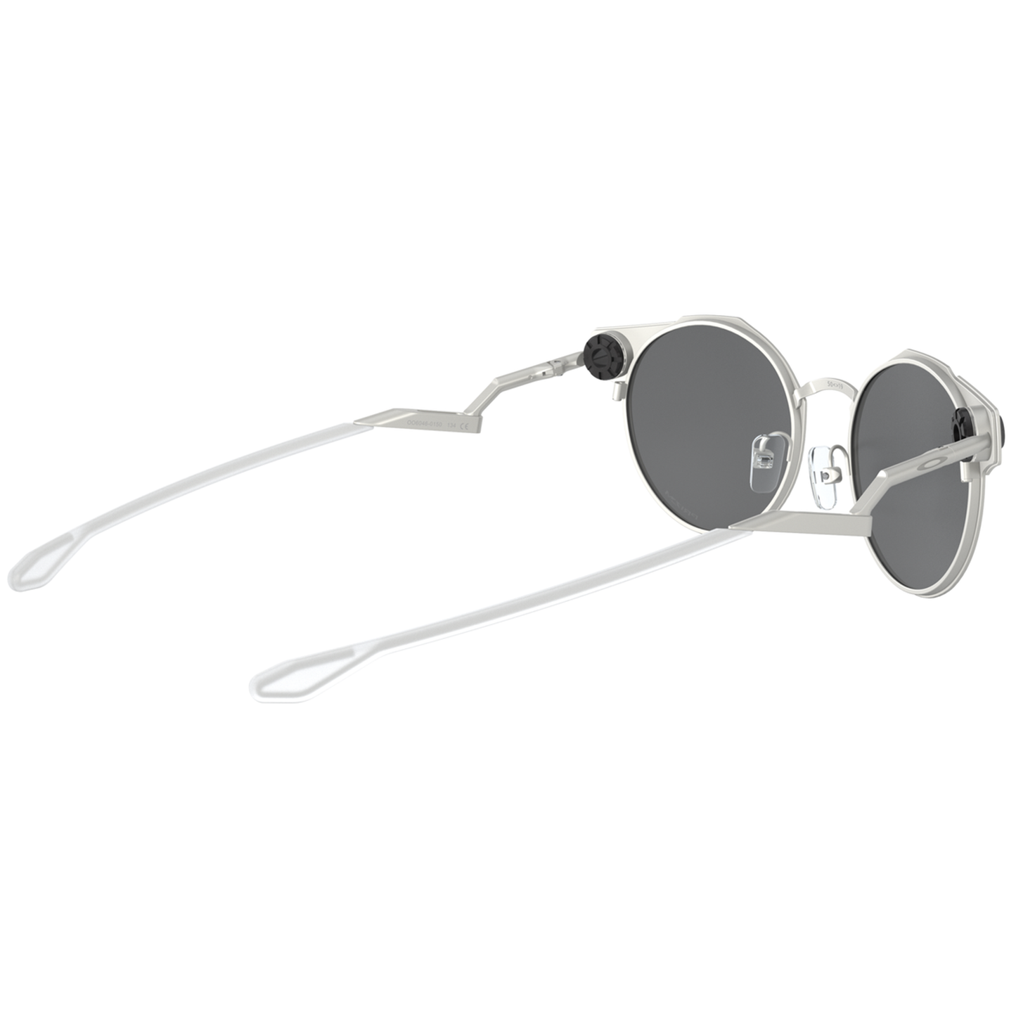 Oakley Deadbolt Sunglasses (Satin Chrome) Prizm Black Lens