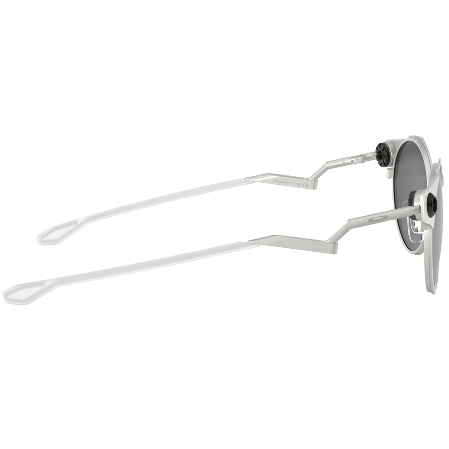 Oakley Deadbolt Sunglasses (Satin Chrome) Prizm Black Lens