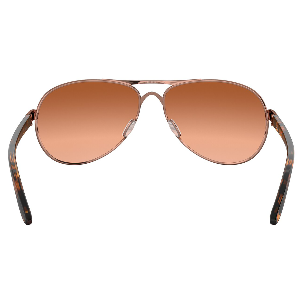 Oakley Oakley Feedback Sunglasses (Rose Gold) VR50 Brown Gradient Lens - View 12