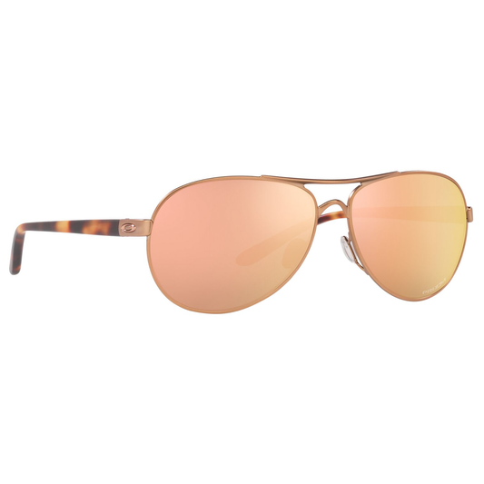 Oakley Feedback Sunglasses (Satin Rose Gold) Prizm Rose Gold Lens