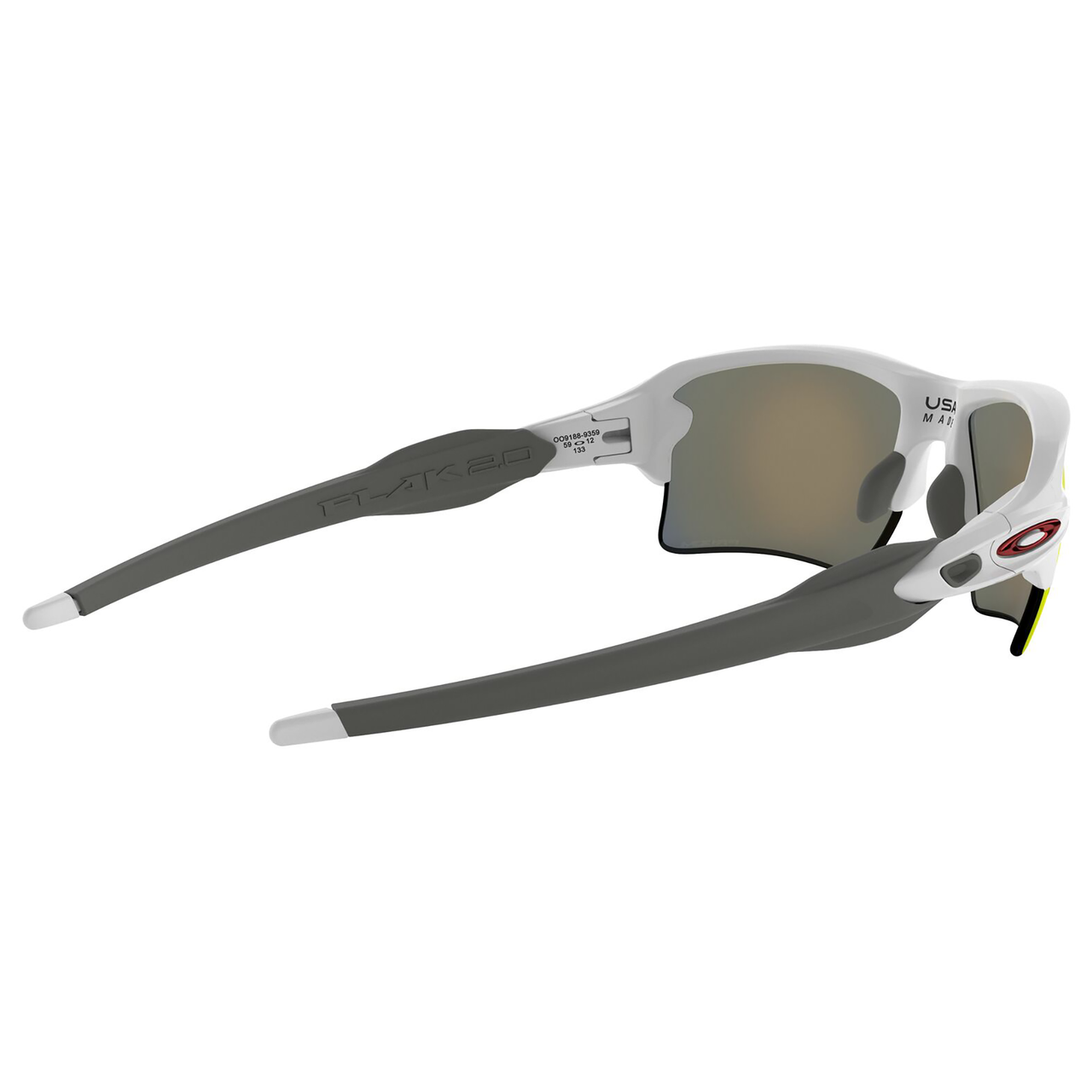 Oakley Flak 2.0 XL Sunglasses (Polished White) Prizm Ruby Lens