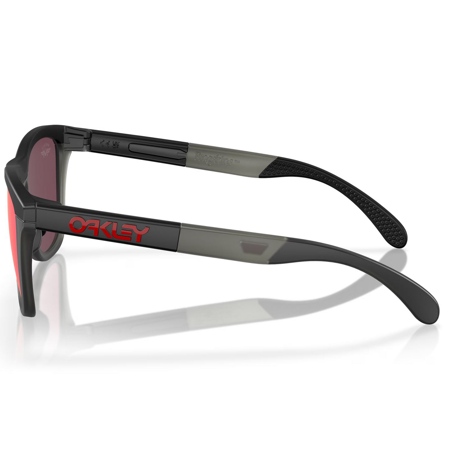 Oakley Frogskins Range Sunglasses (Matt Black/Matt Grey Smoke) Prizm Road Lens