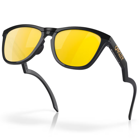 Oakley Frogskins Hybrid Sunglasses (Matt Black) Prizm 24K Polarized Lens
