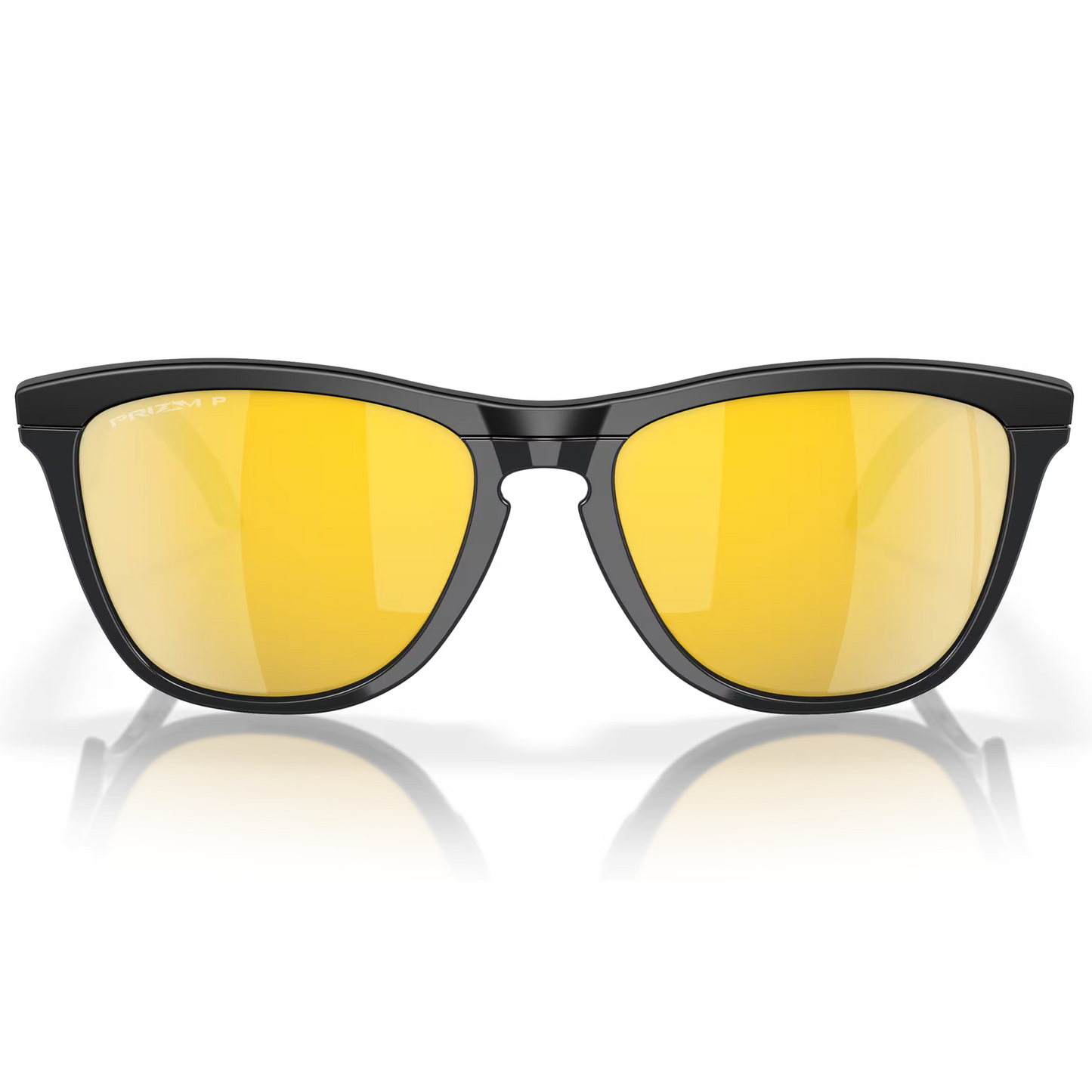 Oakley Frogskins Hybrid Sunglasses (Matt Black) Prizm 24K Polarized Lens