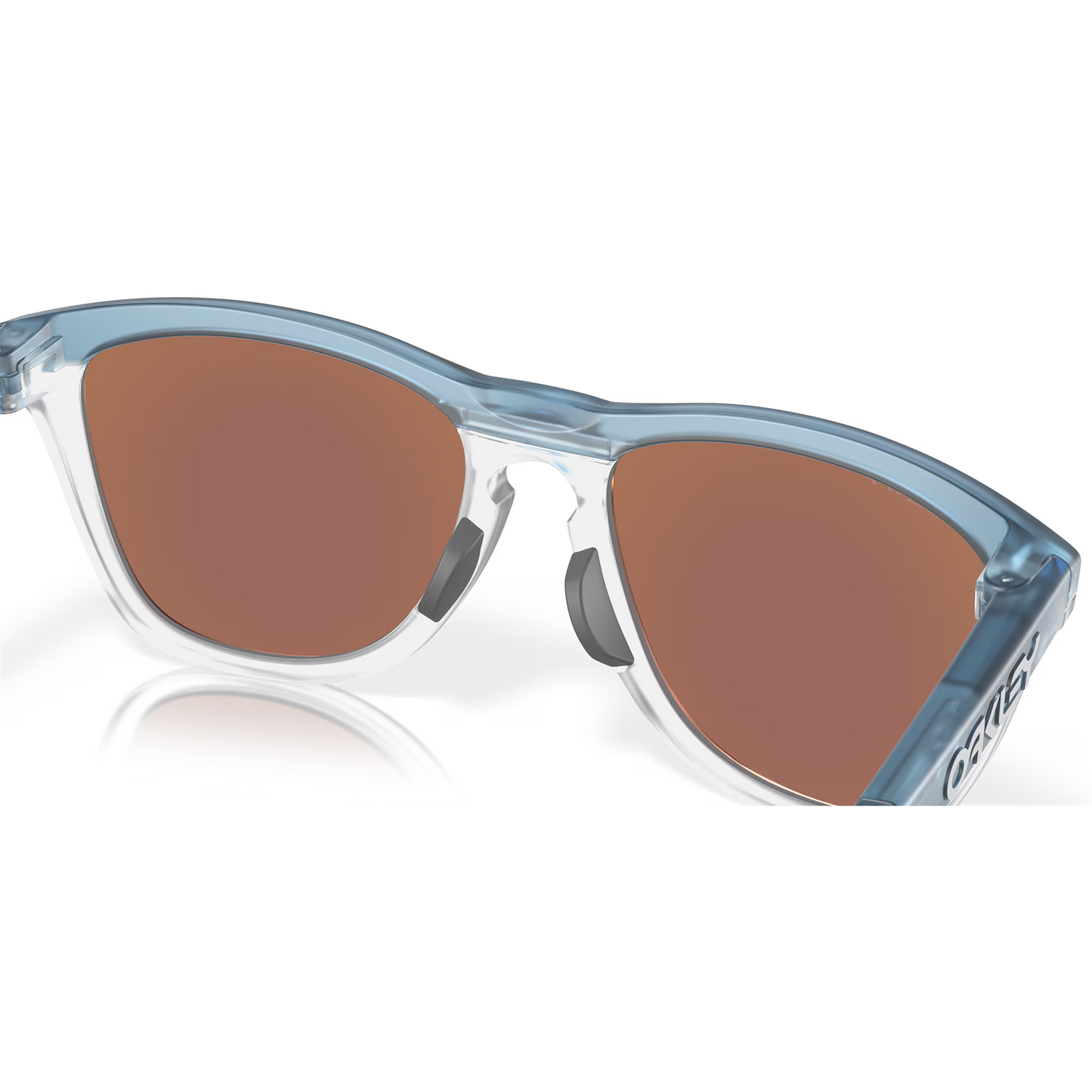 Oakley Frogskins Range Sunglasses (Trans Stonewash/Clear) Prizm Deep Water Polarized Lens