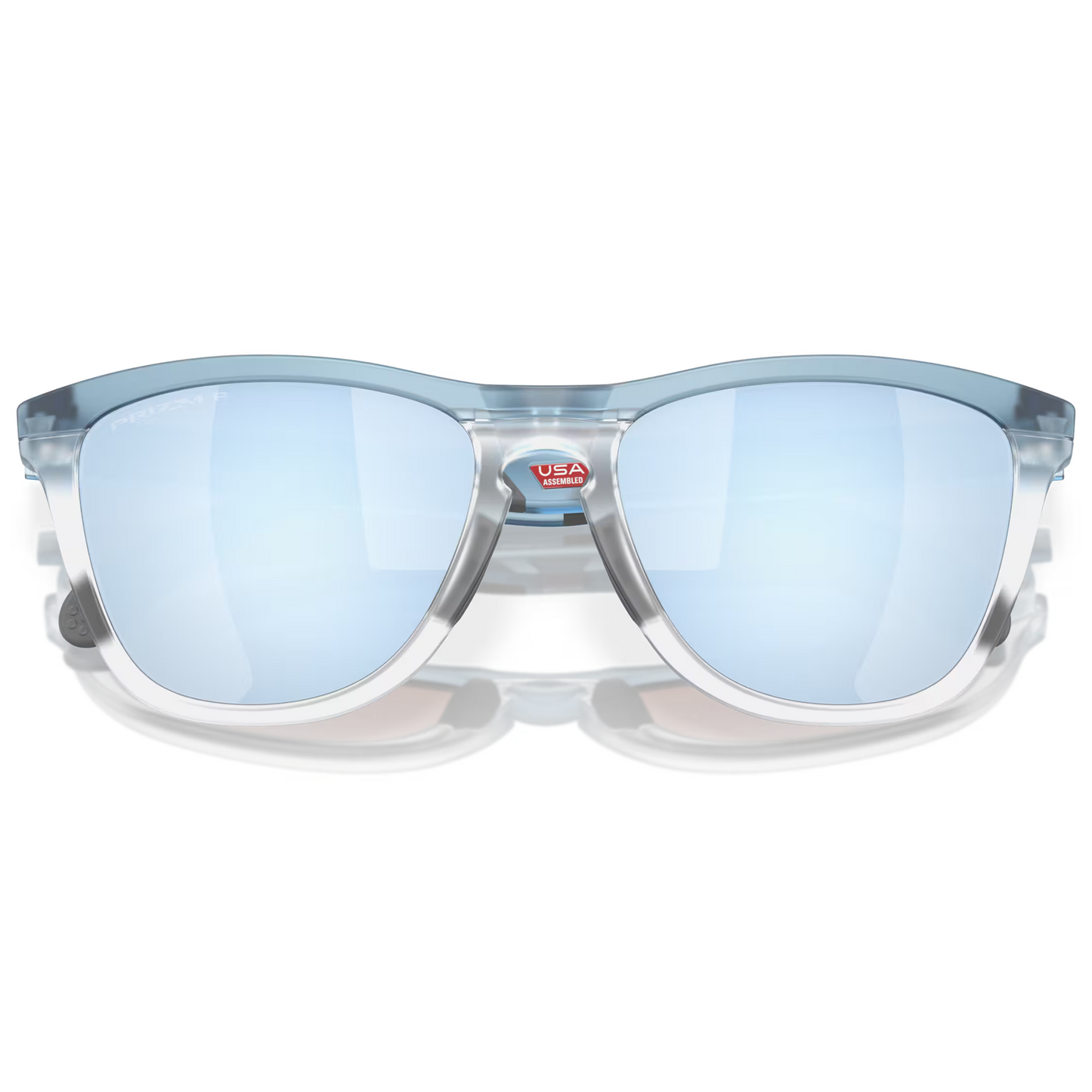 Oakley Frogskins Range Sunglasses (Trans Stonewash/Clear) Prizm Deep Water Polarized Lens