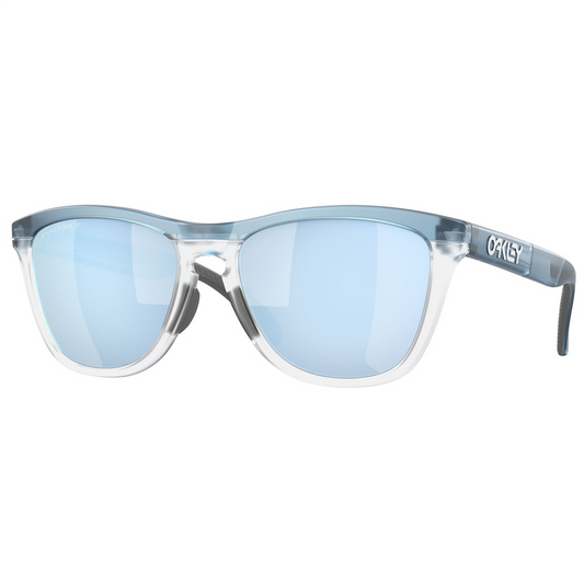 Oakley Frogskins Range Sunglasses (Trans Stonewash/Clear) Prizm Deep Water Polarized Lens
