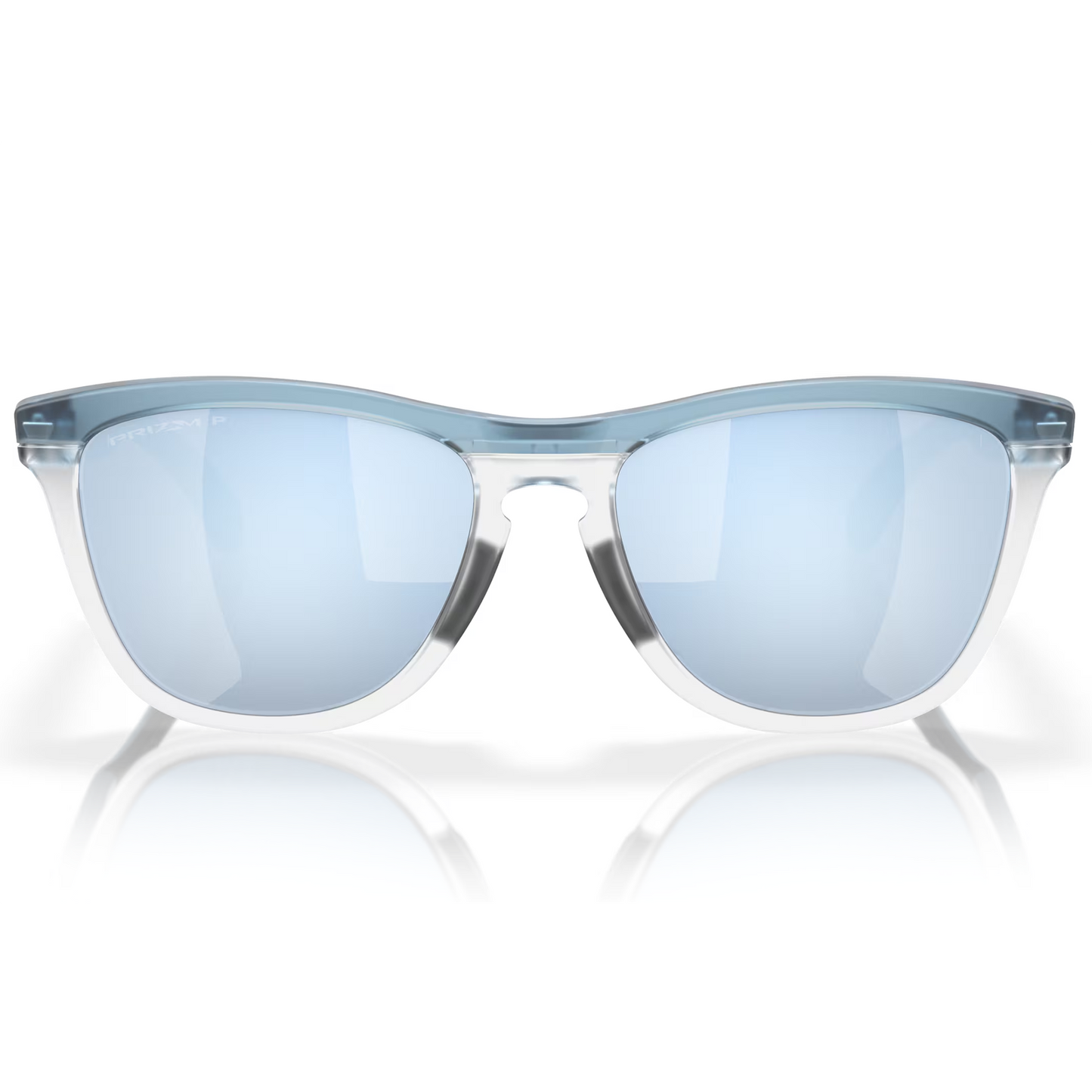 Oakley Frogskins Range Sunglasses (Trans Stonewash/Clear) Prizm Deep Water Polarized Lens