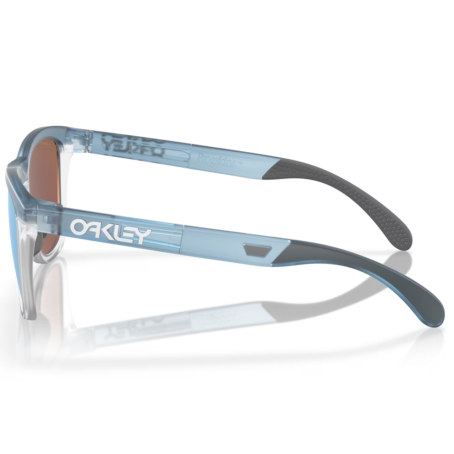 Oakley Frogskins Range Sunglasses (Trans Stonewash/Clear) Prizm Deep Water Polarized Lens
